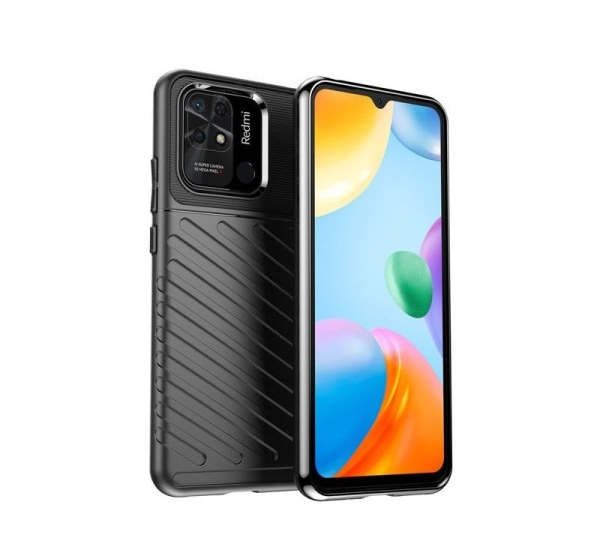 iLike Xiaomi Redmi 10C / Poco C40 Thunder Case Flexible armored cover Black