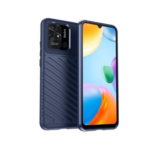 iLike Redmi 10C / Poco C40 Case Flexible armored cover Blue