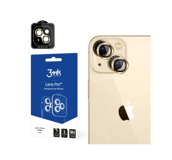 3MK iPhone 14 Max - Lens Protection Pro Gold