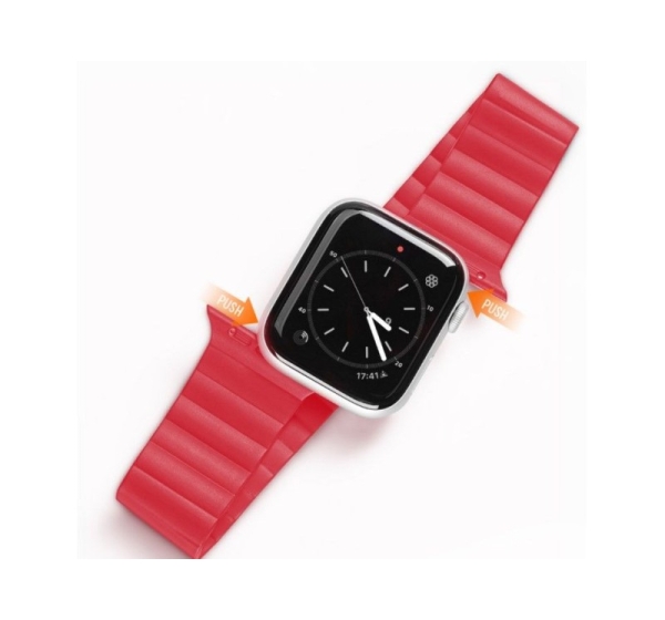 Dux Ducis Magnetic Strap Watch Strap 7/6/5/4/3/2 / SE (41/40 / 38mm) Magnetic Band Red