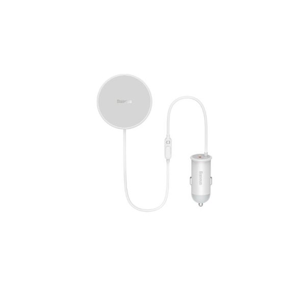 Baseus Wireless car charger with MagSafe 15W holder for air vent + USB Type C 25W White
