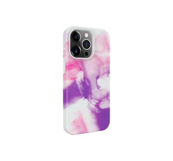Evelatus Apple iPhone 14 Pro Max Silicone case Customized Print Purple