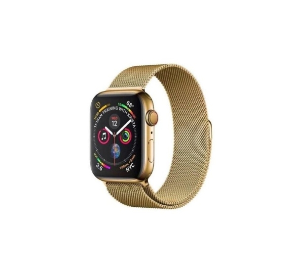 iLike Apple Magnetic Strap Watch 7 45mm Magnetic Band Bracelet Bracelet Gold