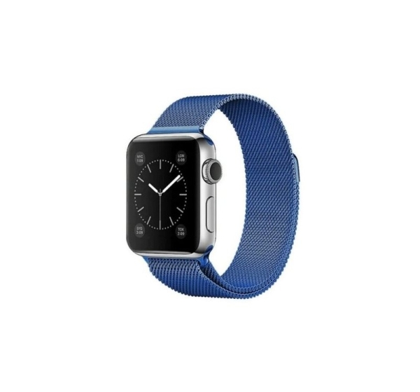 iLike Apple Magnetic Strap Watch 7 45mm Magnetic Band Bracelet Blue