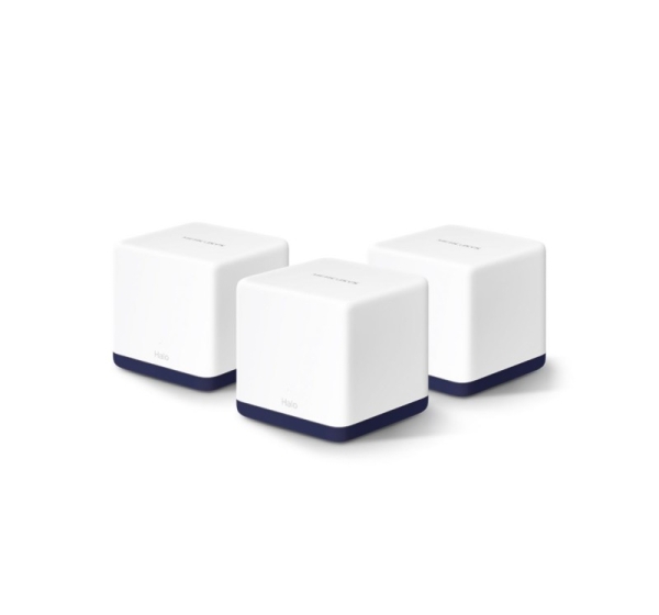 MERCUSYS AC1900 Whole Home Mesh Wi-Fi System Halo H50G (3-Pack) 802.11ac, 1300+600 Mbit/s, Ethernet LAN (RJ-45) ports 3, Mesh Support Yes, MU-MiMO Yes, White