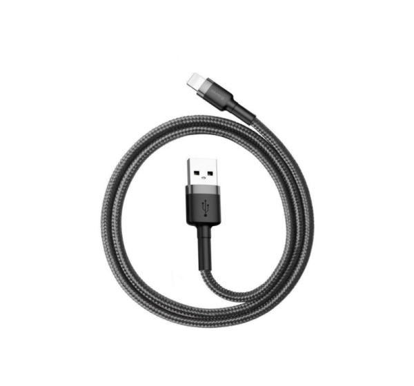 Baseus CABLE LIGHTNING TO USB 2M/GRAY/BLACK CALKLF-CG1