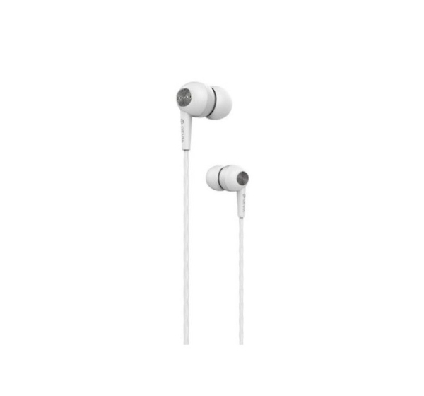 Devia   Wired earphones Kintone jack 3,5mm white White