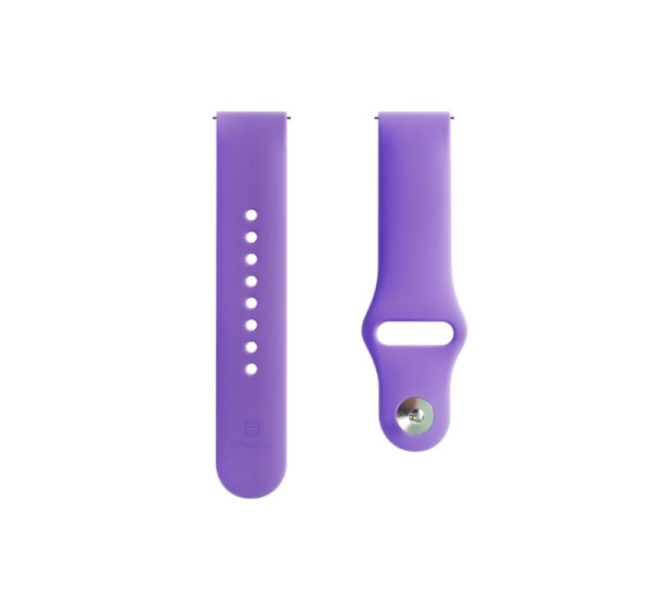 Evelatus Evelatus 22mm Silicone Loop Watch Straps (S/M 110mm) Deep Purple