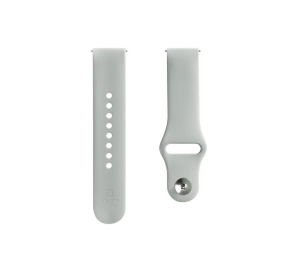 Evelatus Evelatus Watch 22mm Silicone Loop Watch Straps (S/M 110mm) Gray