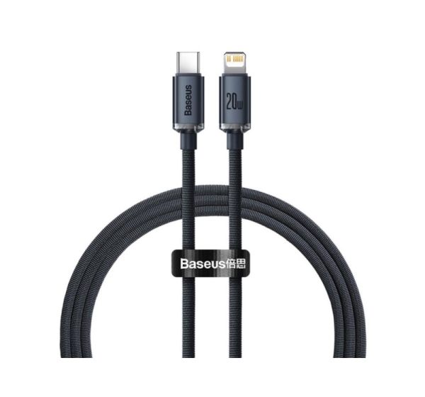 Baseus CABLE LIGHTNING TO USB 1.2M/BLACK CAJY000201