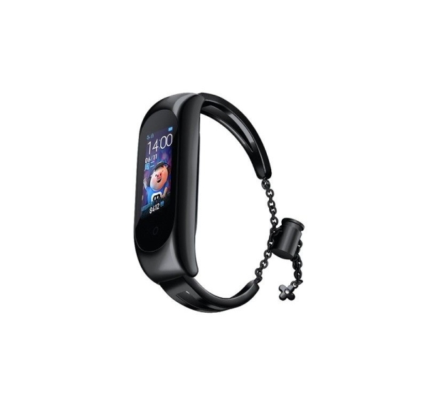 iLike Metal band bracelet strap for Xiaomi Mi Band 6 / 5 / 4 / 3 Black