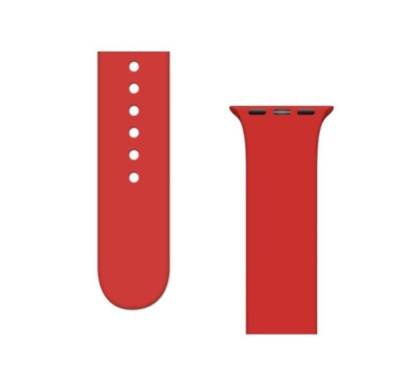 iLike Strap APS Silicone Watch Band 8/7/6/5/4/3/2 / SE (41/40 / 38mm) Strap Watchband Red