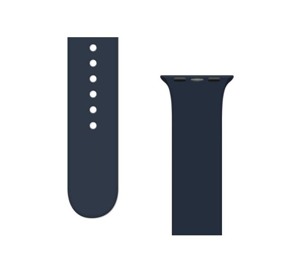 iLike Silicone Strap APS Silicone Watch Band Ultra / 8/7/6/5/4/3/2 / SE (45/44 / 42mm) Strap Watchband Dark Blue