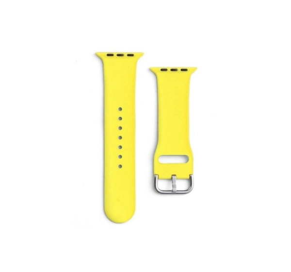 iLike Silicone Strap APS Silicone Watch Band 8/7/6/5/4/3/2 / SE (41/40 / 38mm) Strap Watchband Yellow