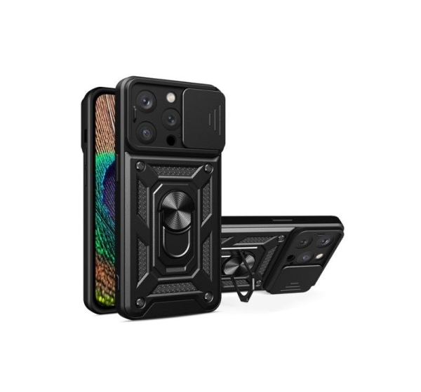 iLike Apple iPhone 14 Pro Max Armor Camshield case Black