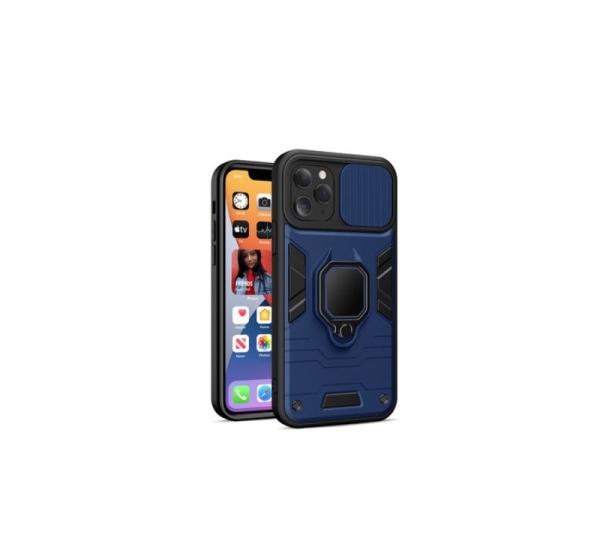 iLike Apple IPHONE 14 PRO MAX RING LENS CASE Blue