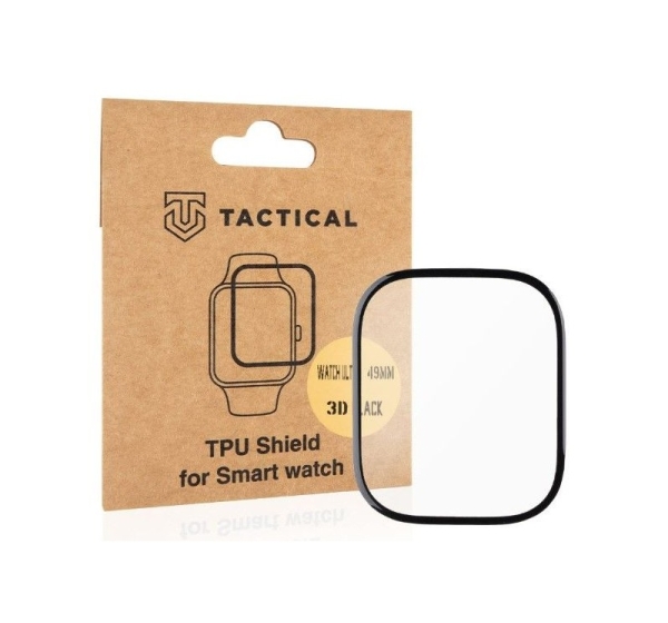 Tactical Watch Ultra 49mm TPU Shield 3D Film Black