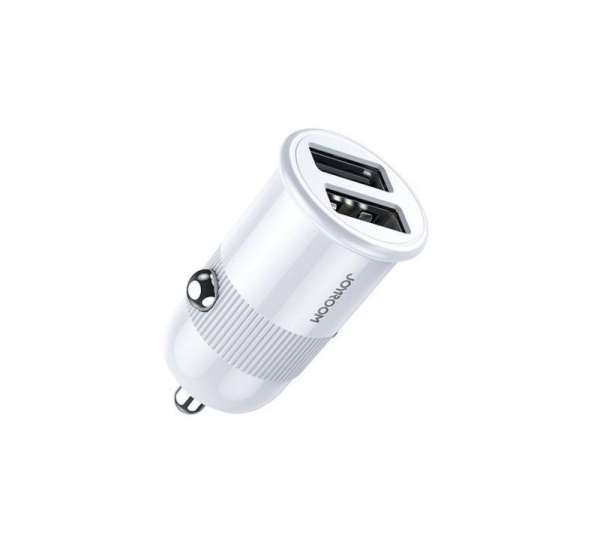 Joyroom 3,1 A dual port smart car charger white (C-A06 White