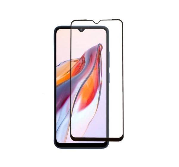 iLike - Tempered glass 6D for Xiaomi Redmi 10C / 12C / Poco C40 black frame