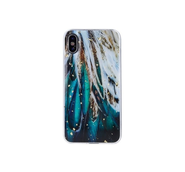 iLike Apple Gold Glam case for iPhone 14 6,1 Flower Power