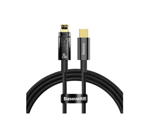 Baseus   Explorer Series cable USB Type C - Lightning 20W 1m Black