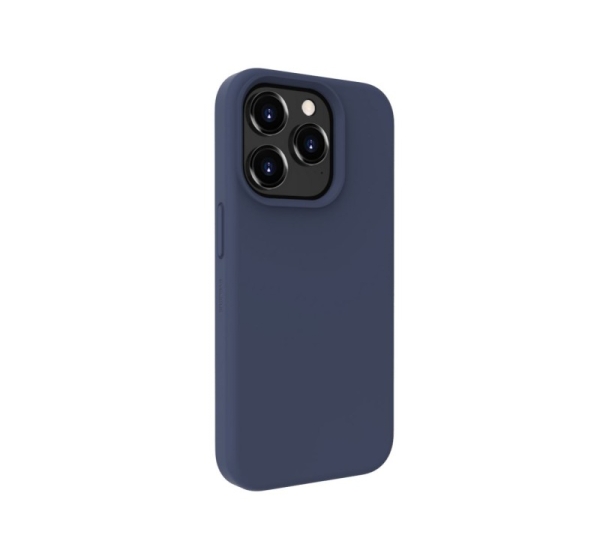 Evelatus Apple iPhone 15 Pro Max Premium Soft Touch Silicone Case Midnight Blue
