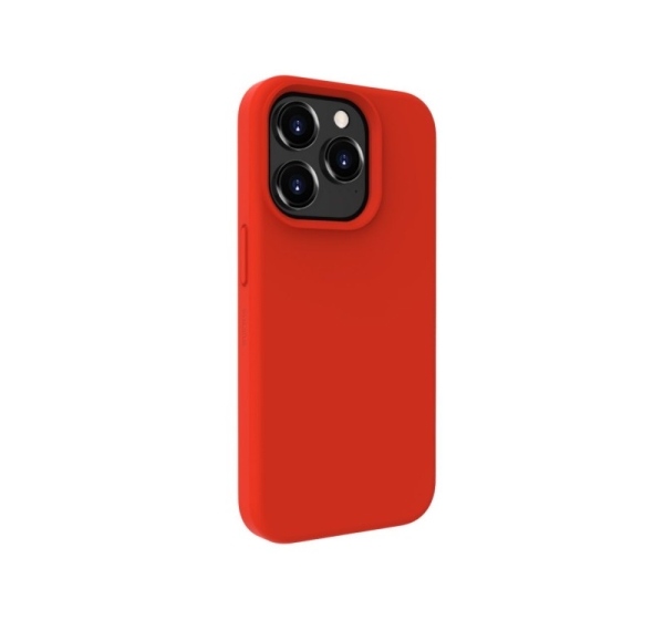 Evelatus Apple iPhone 15 Pro Max Premium Soft Touch Silicone Case Red