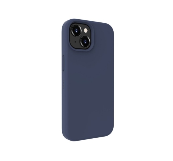 Evelatus Apple iPhone 15 Premium Magsafe Soft Touch Silicone Case Midnight Blue