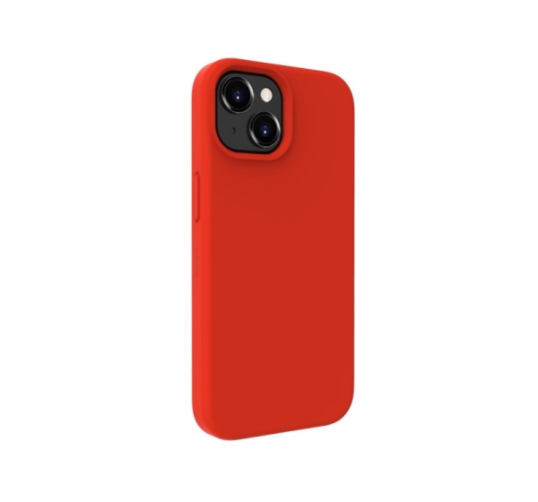 Evelatus Apple iPhone 15 Premium Magsafe Soft Touch Silicone Case Red