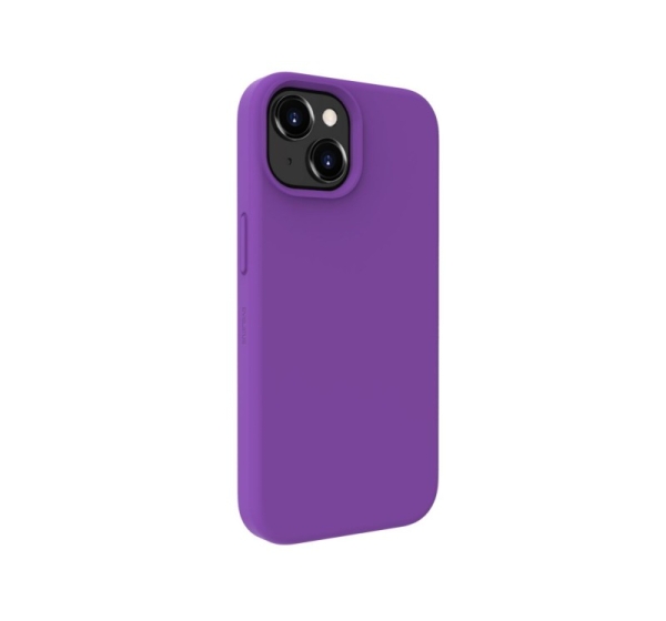 Evelatus Apple iPhone 15 Plus Premium Magsafe Soft Touch Silicone Case Deep Purple