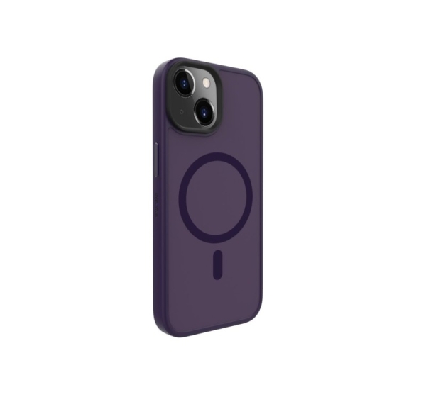 Evelatus Apple iPhone 15 Hybird Case With Magsafe PC+TPU Deep Purple