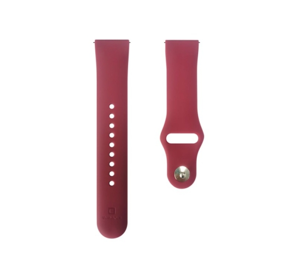 Evelatus Evelatus Watch 22mm Silicone Loop Watch Straps (130mm M/L) Plum
