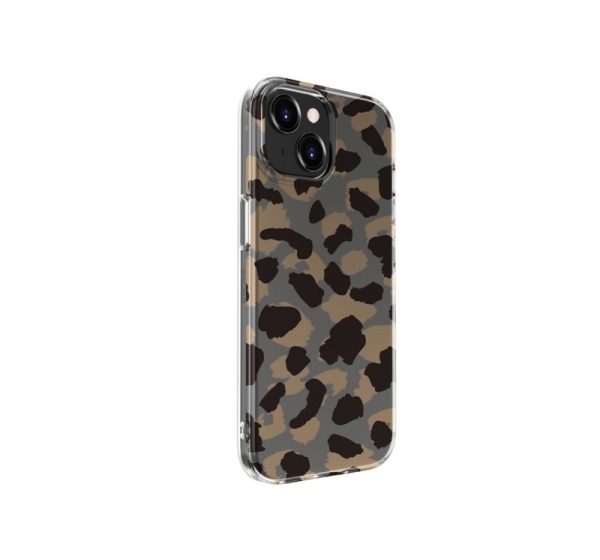 Evelatus Apple iPhone 15 PC Customized Print Design Cheetah