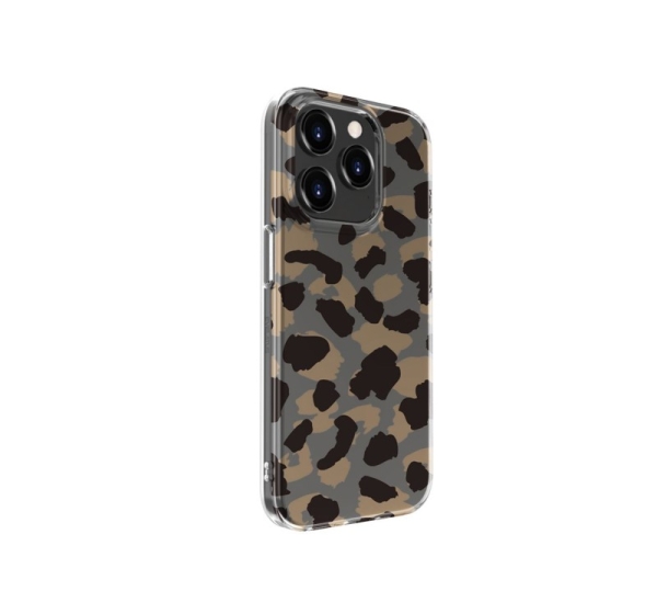 Evelatus Apple iPhone 15 Pro PC Customized Print Design Cheetah