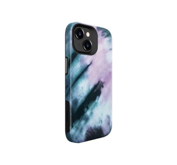 Evelatus Apple iPhone 15 Armor case TPU+PC Customized Print Design Blue Pink