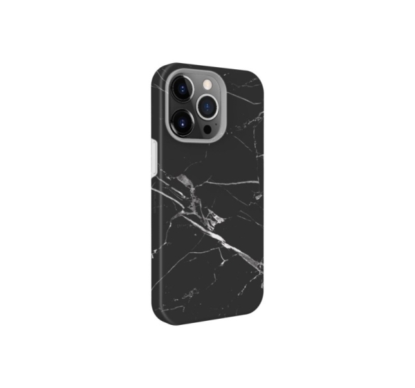 Evelatus Apple iPhone 15 Pro Premium Silicone case Customized Print Black