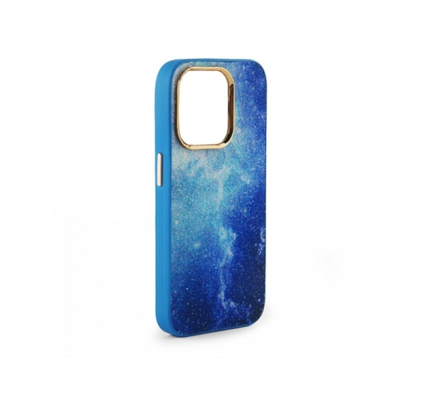 iLike Apple iPhone 14 Print Desire Customized Diamonds Case Blue