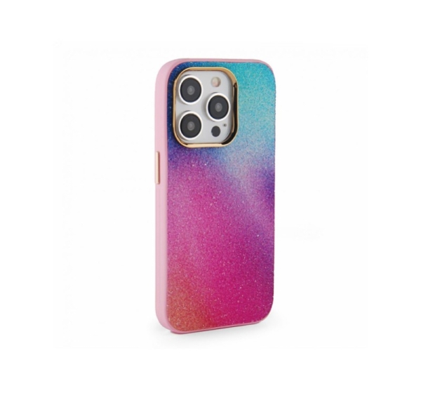 iLike Apple iPhone 15 Pro Print Desire Customized Diamonds Case Pink