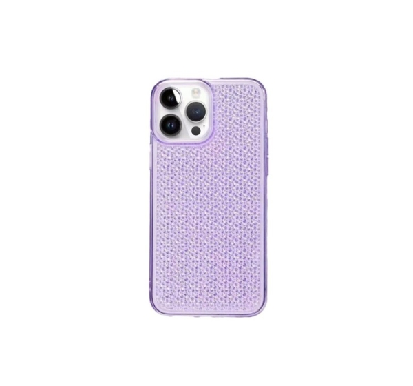 iLike Apple iPhone 14 Pro Silicone case Shine Transparent Violet