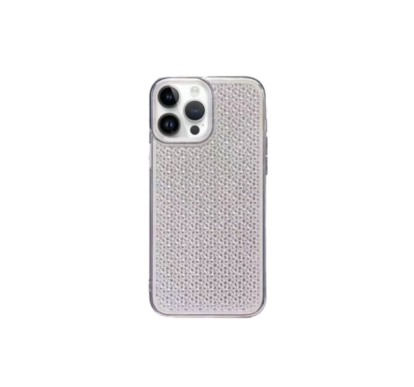 iLike Apple iPhone 14 Pro Silicone case Shine Transparent Black