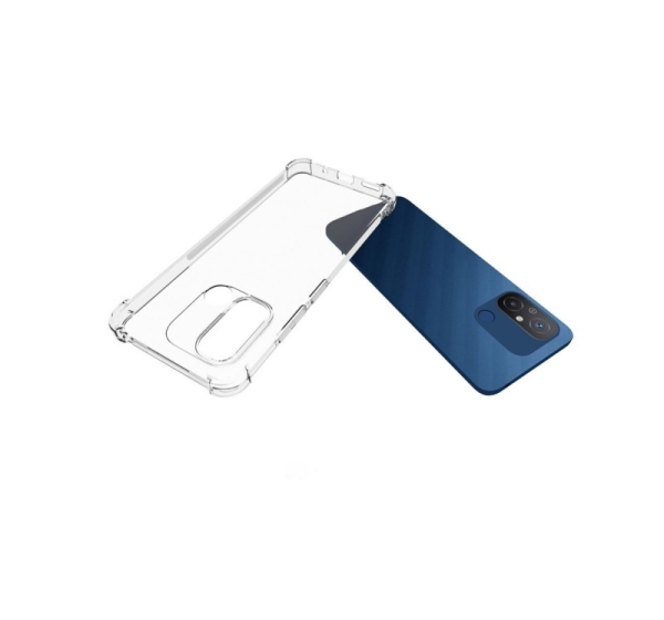 Evelatus Xiaomi Redmi 12C Military Shockproof Silicone Case Transparent Transparent