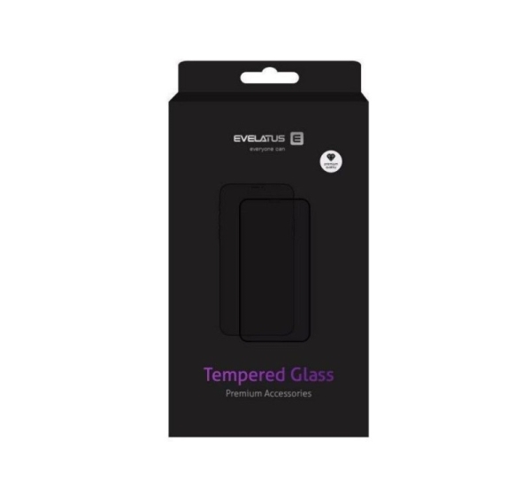 Evelatus Apple iPhone 15 Plus 2.5D Full Cover Japan Glue Glass Anti-Static