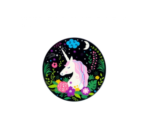 iLike Universal Pop Holder Unicorn Black