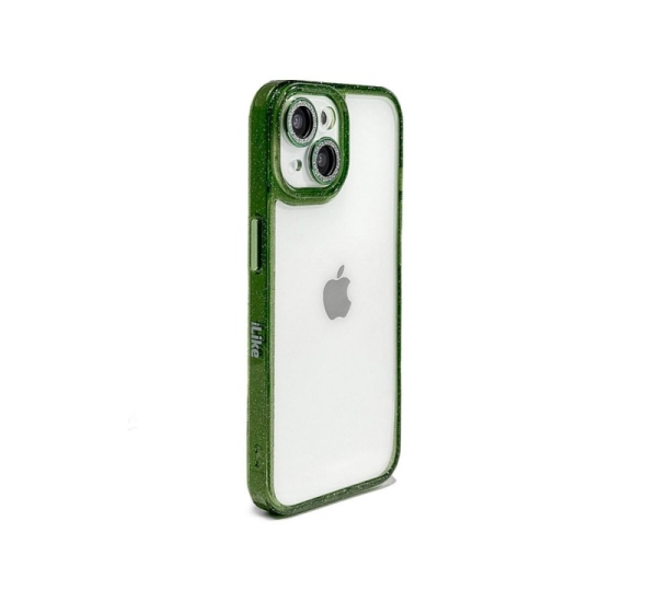 iLike Apple iPhone 14 STARS LENS ACRYLIC COVER Green