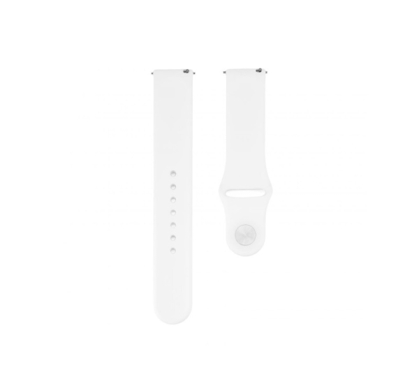 Connect 20mm Silicone Loop Watch Strap (130mm M/L) White