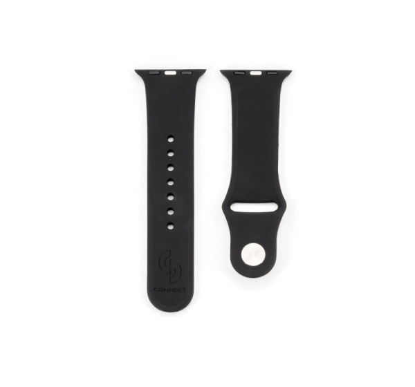 Connect Watch 38/40/41mm Silicone Loop Watch Strap (132mm M/L) Black