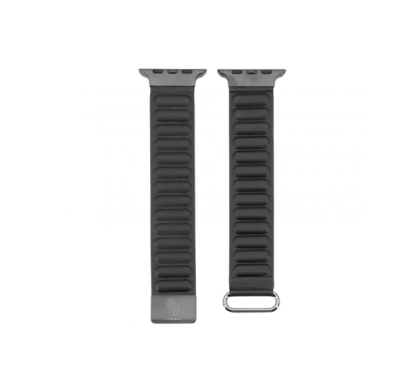 Connect Watch 38/40/41mm cortical back buckle magnetic suction Watch Straps Black