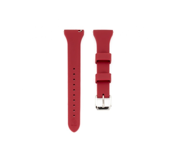 Connect 22mm T-buckle Silicone Loop Watch Strap (130mm M/L) Plum