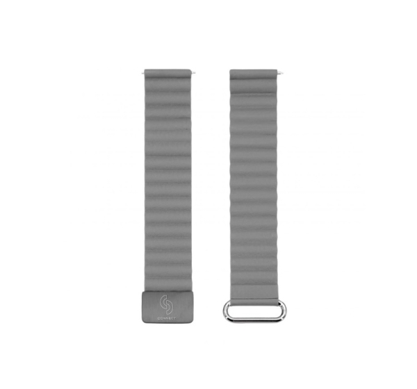 Connect 20mm Cortical back buckle magnetic suction Watch Straps (130mm M/L) Space Gray