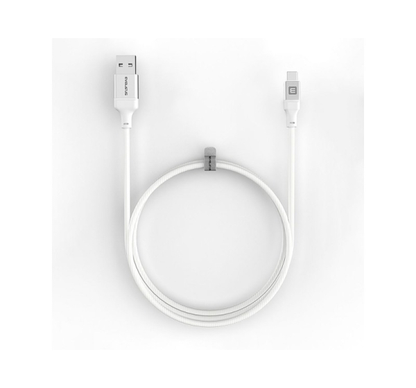 Evelatus Cable USB A to C, 1.2M Aluminum housing braiding White